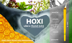 Tělové svíce HOXI NATURE - bez esenciálních olejů - volně balené