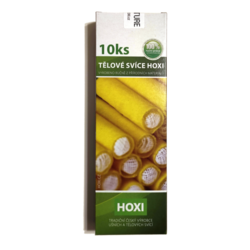 Hoxi Nature - Tělové svíce  bez esenciálních olejů - 10 ks