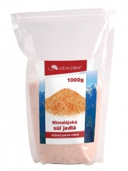 Zdravý den - Himalájská sůl jedlá růžová jemně mletá - 1000g
