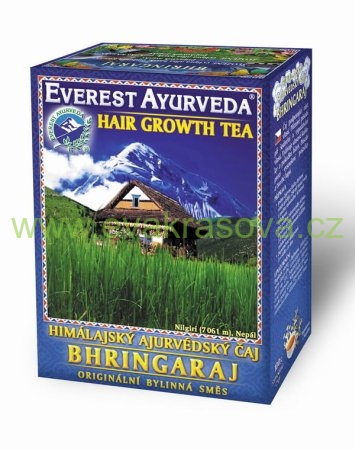 Ayurvédský čaj Bhringaraj pro růst vlasů